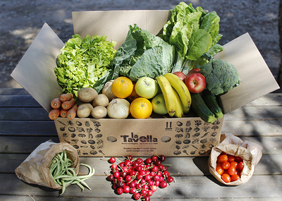 La Tavella - cajas de fruta y verdura